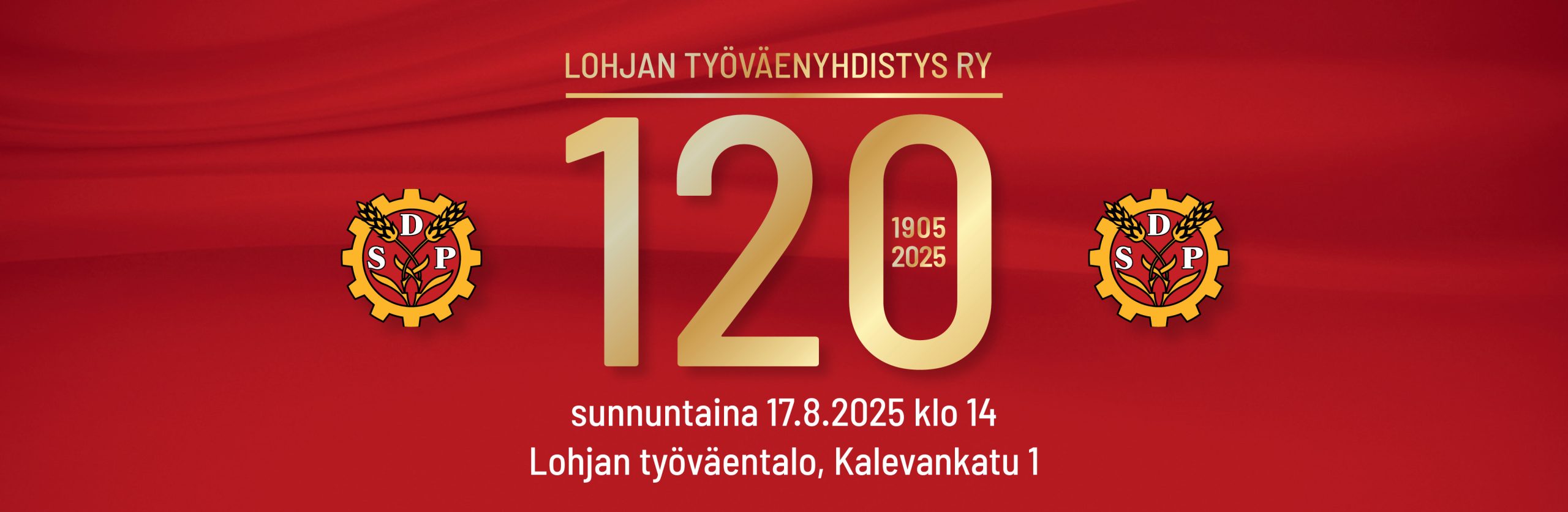 Lohjan työväenyhdistys 120 vuotta